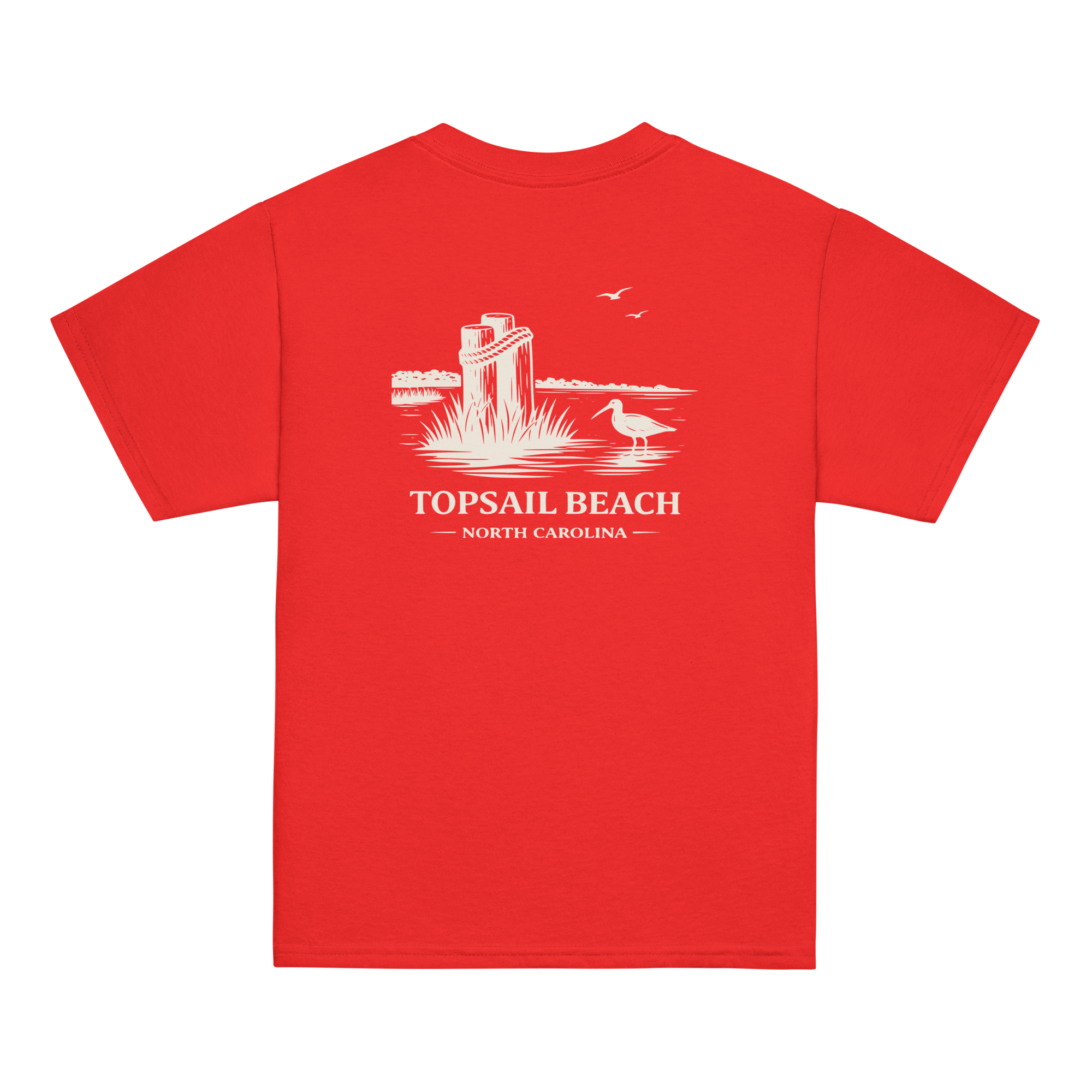 Topsail Beach, NC - The Sandpiper - Youth Classic Tee