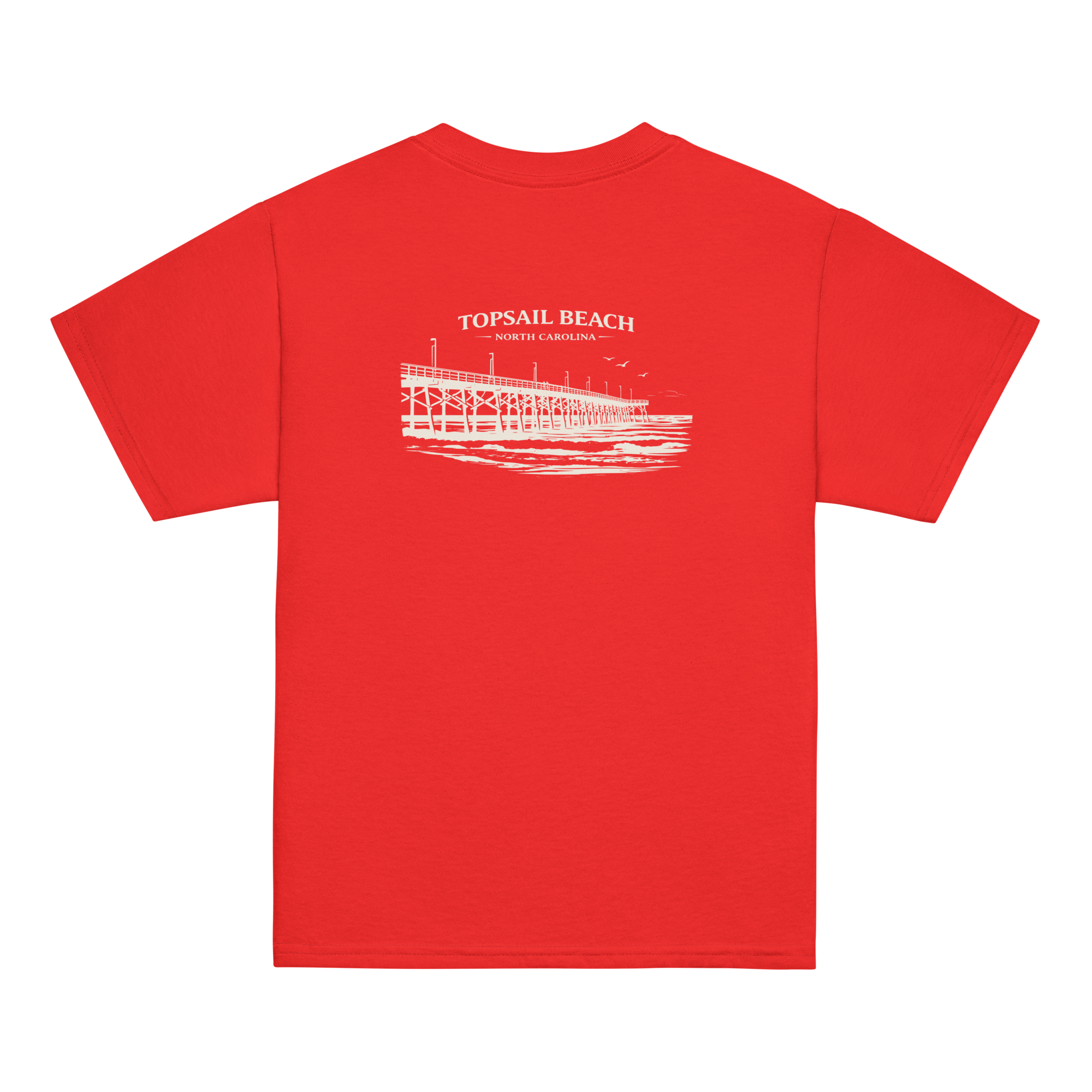 Topsail Beach, NC - Topsail Beach Pier - Youth Classic Tee