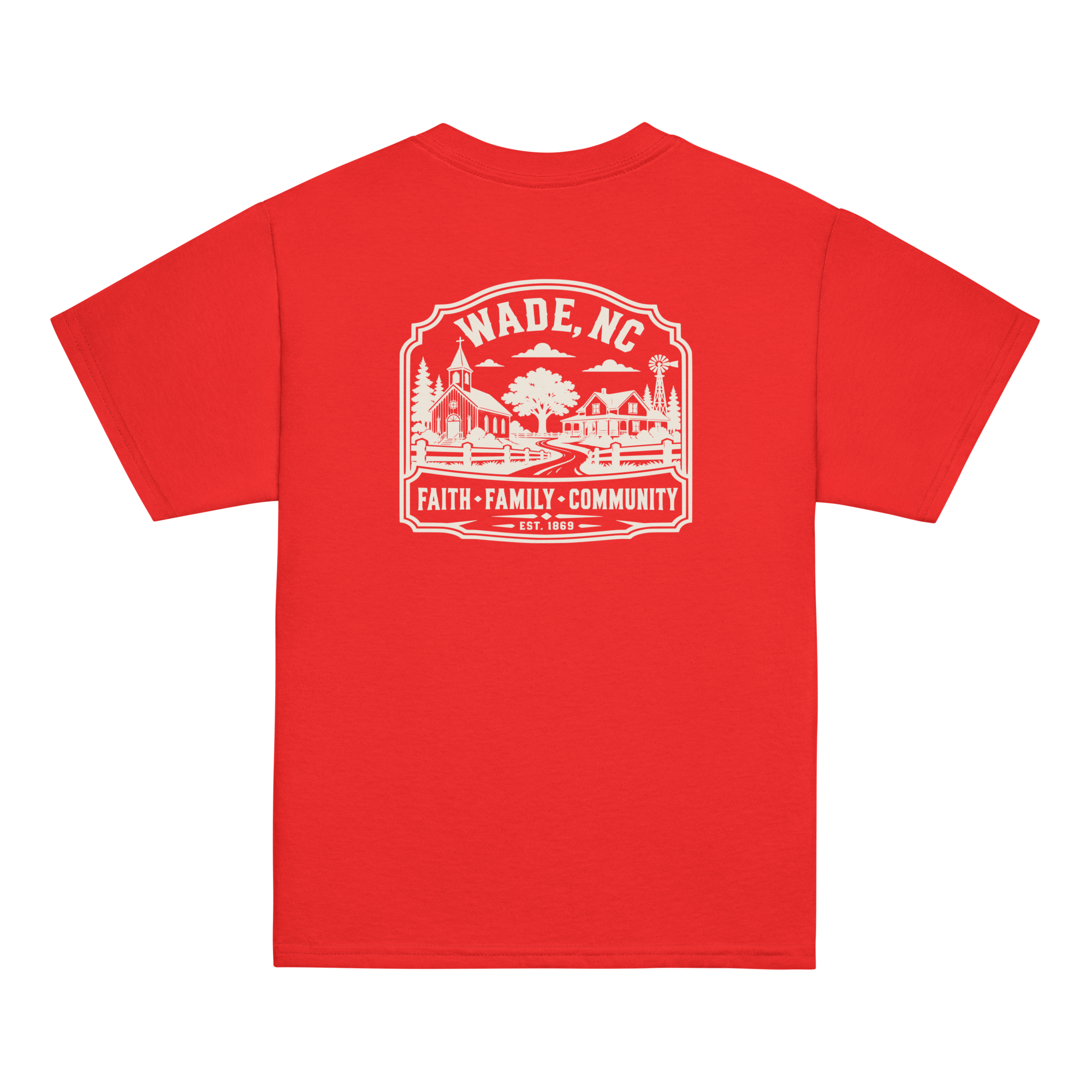 Wade, NC - Faith Family Community - Youth Classic Tee