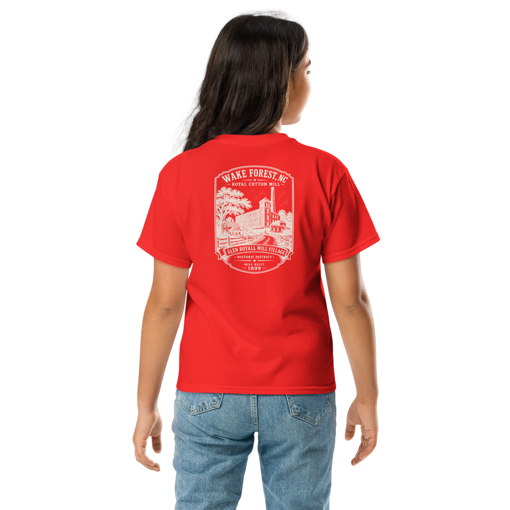 Wake Forest, NC - Royal Cotton Mill - Youth Classic Tee