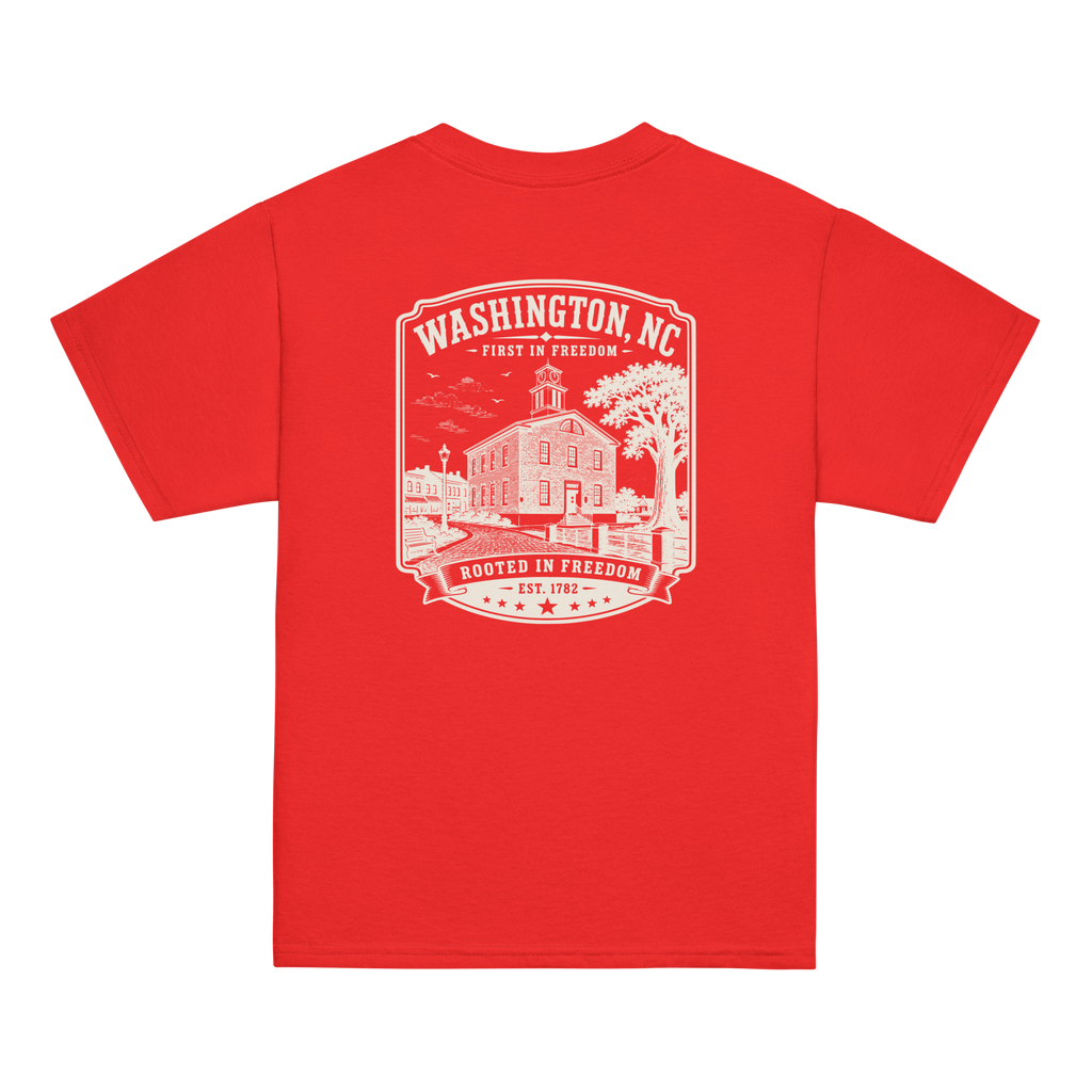 Washington, NC - Rooted In Freedom - Youth Classic Tee