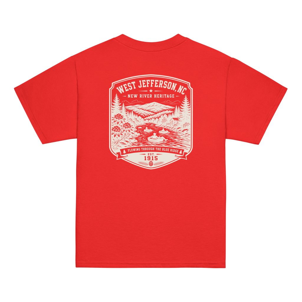 West Jefferson, NC - New River - Youth Classic Tee