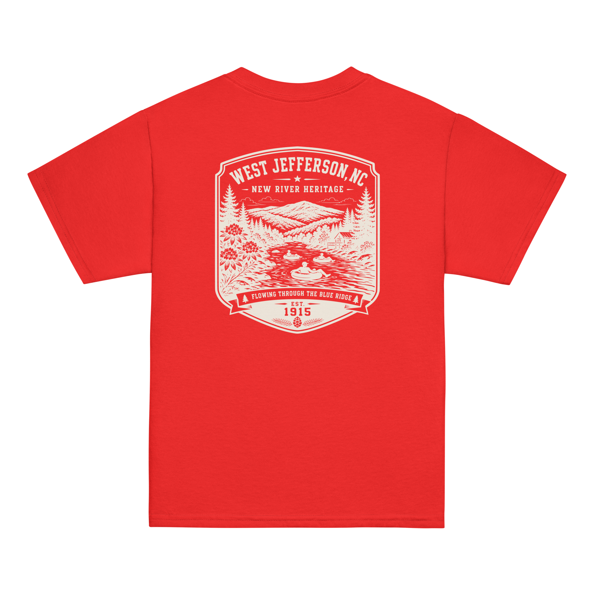 West Jefferson, NC - New River - Youth Classic Tee
