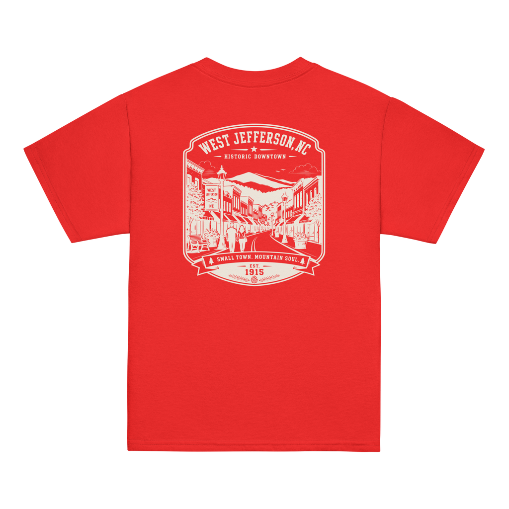 West Jefferson, NC - Historic Downtown - Youth Classic Tee