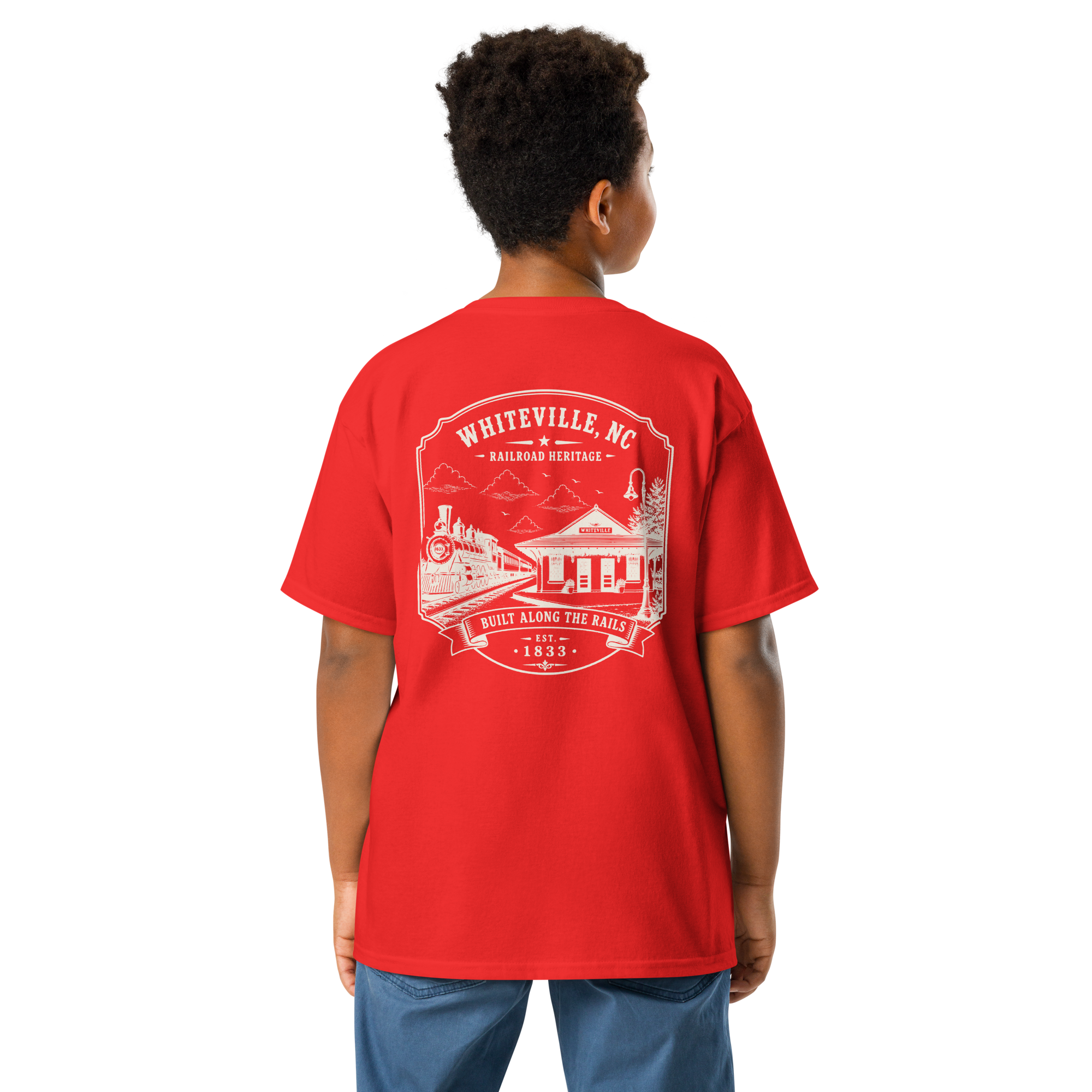 Whiteville, NC - Railroad Heritage - Youth Classic Tee