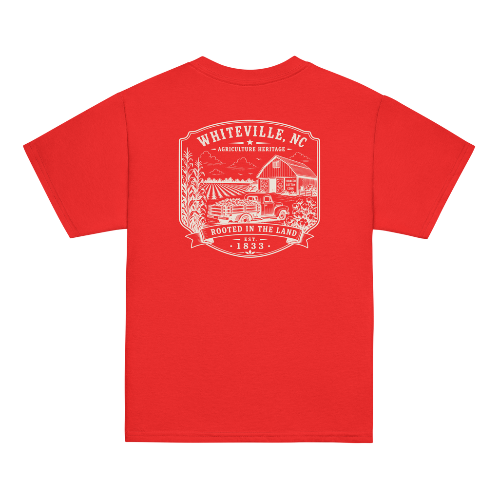 Whiteville, NC - Rooted In The Land - Youth Classic Tee