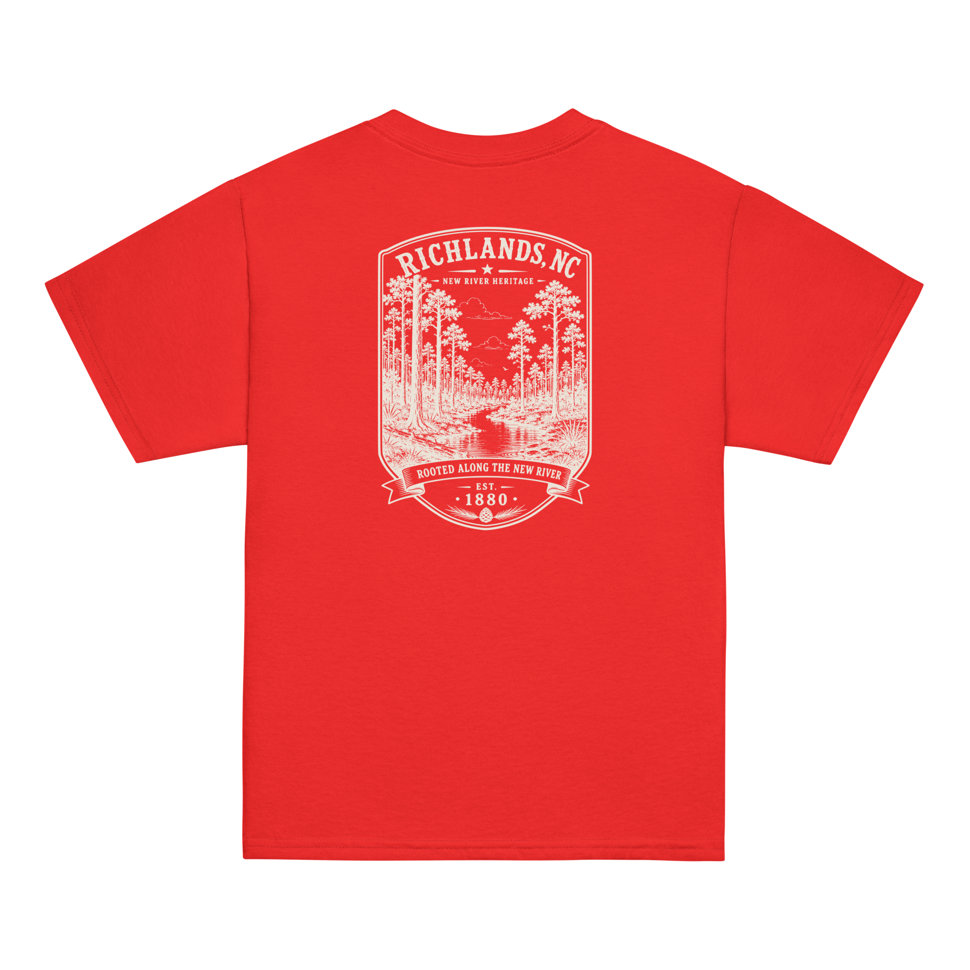 Richlands, NC - Rooted Along The New River - Youth Classic Tee