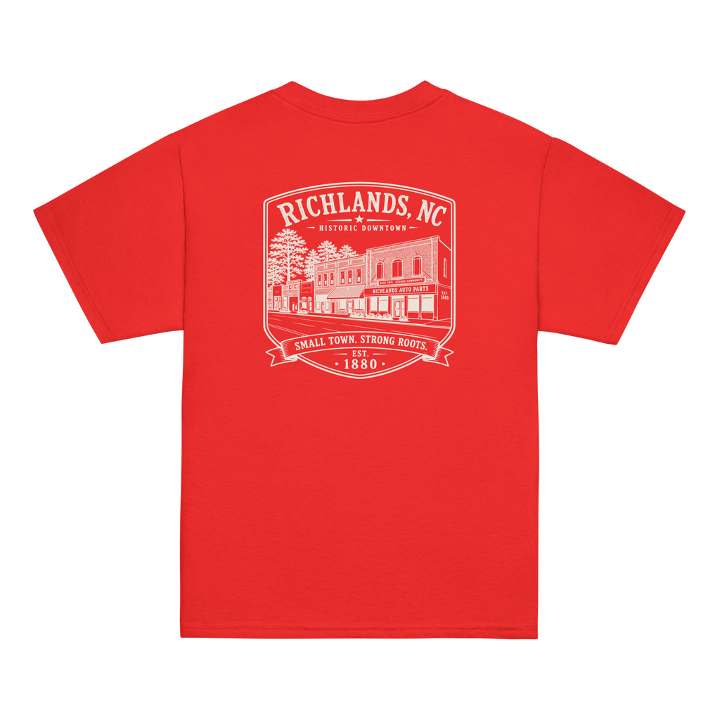 Richlands, NC - Small Town. Strong Roots - Youth Classic Tee