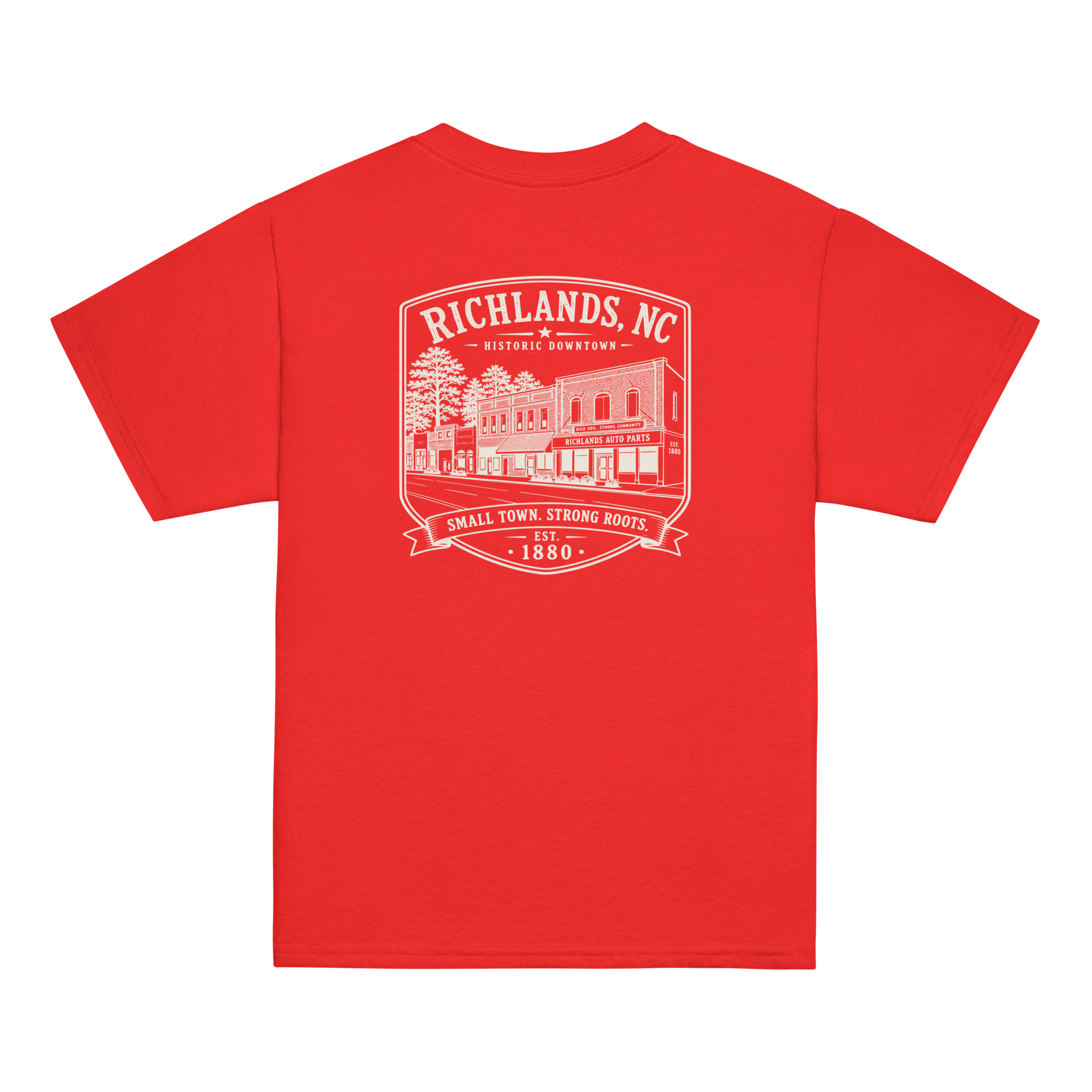 Richlands, NC - Small Town. Strong Roots - Youth Classic Tee