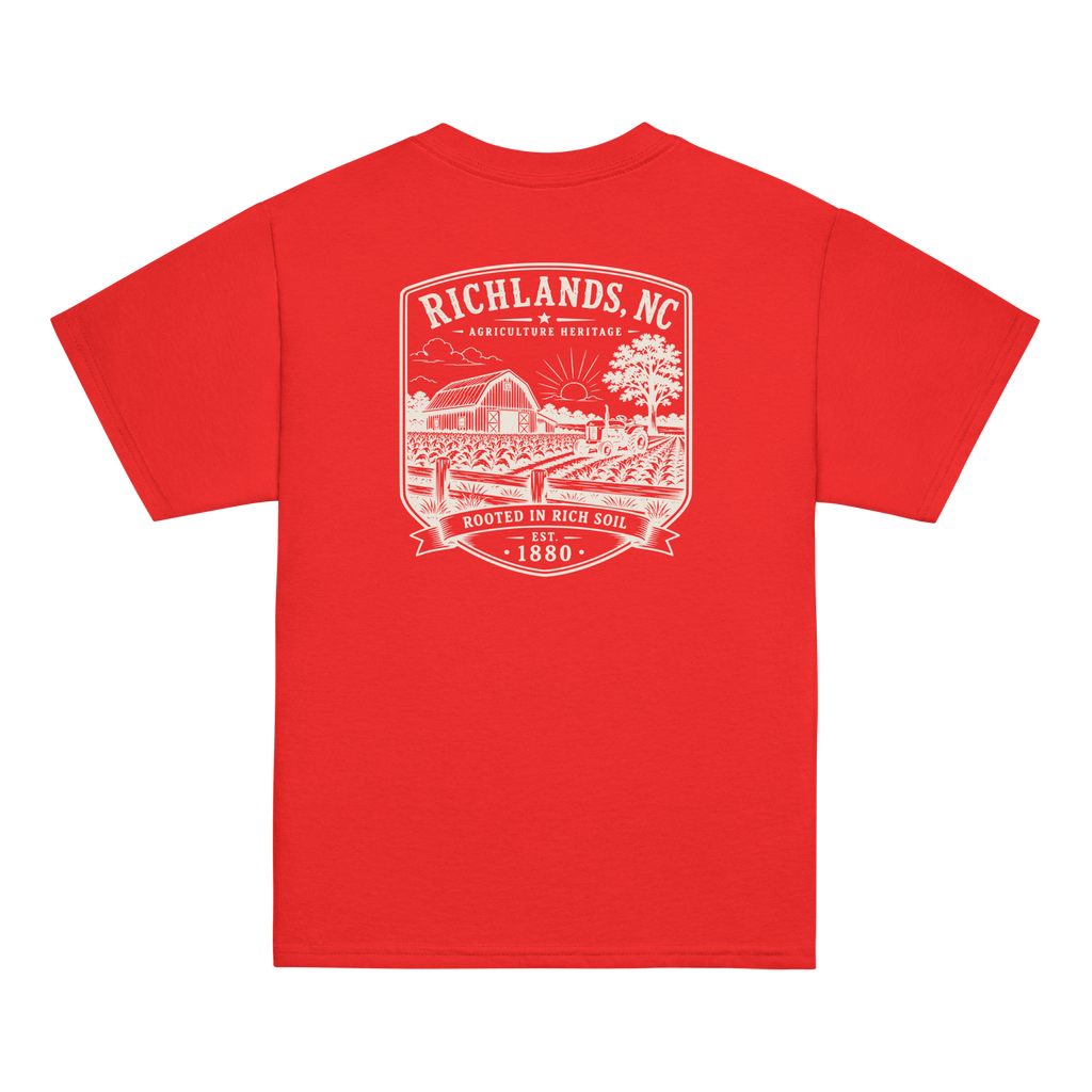Richlands, NC - Rooted In Rich Soil - Youth Classic Tee