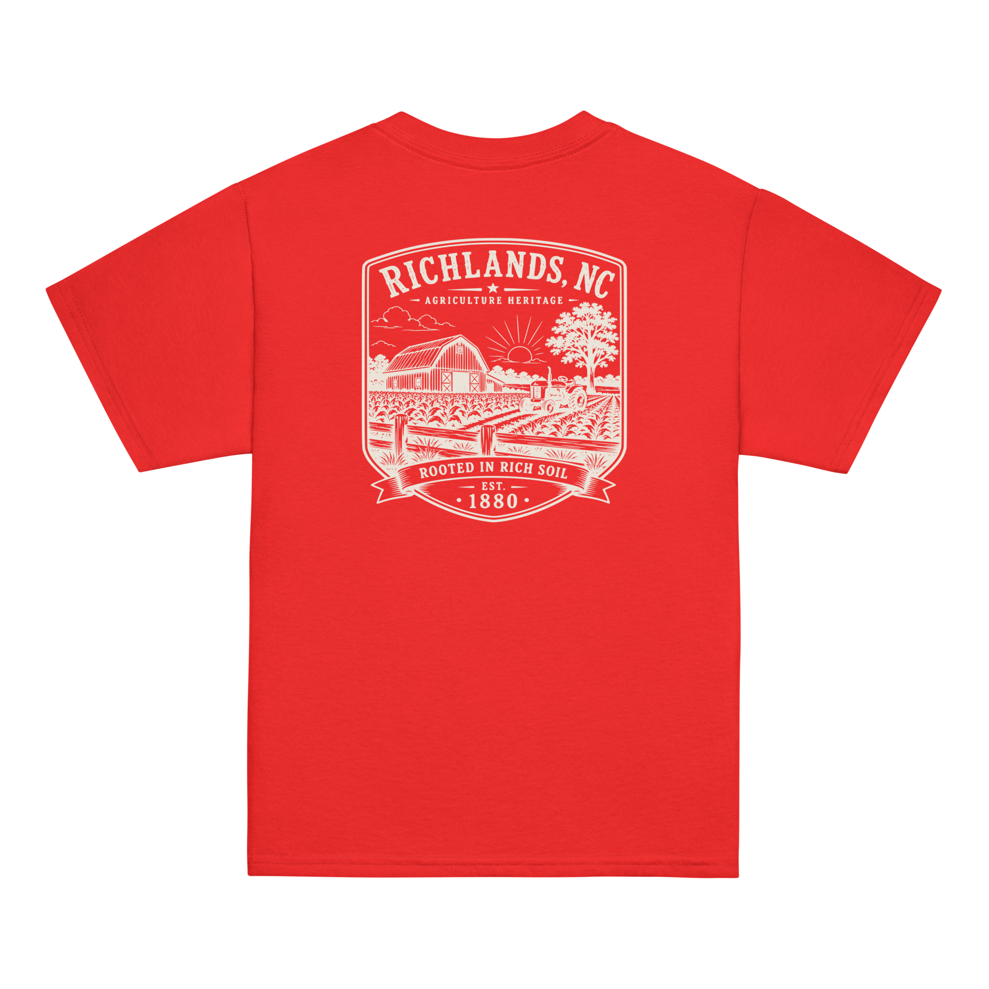Richlands, NC - Rooted In Rich Soil - Youth Classic Tee