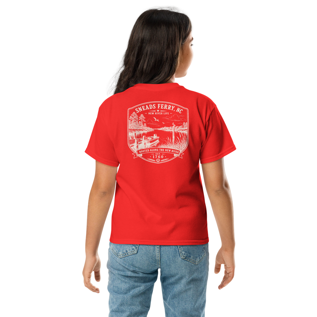 Sneads Ferry, NC - Along The New River - Youth Classic Tee