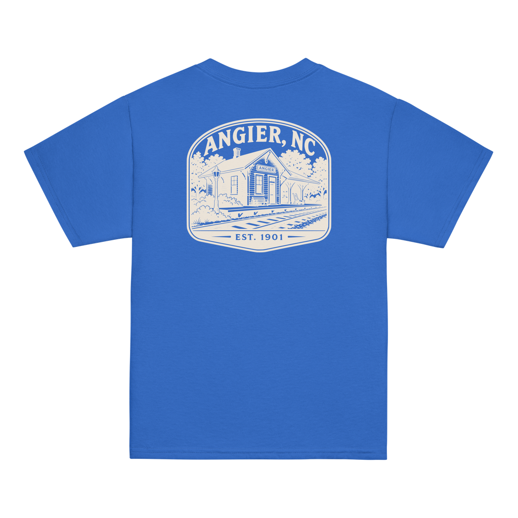 Angier, NC - Railroad Town - Youth Classic Tee