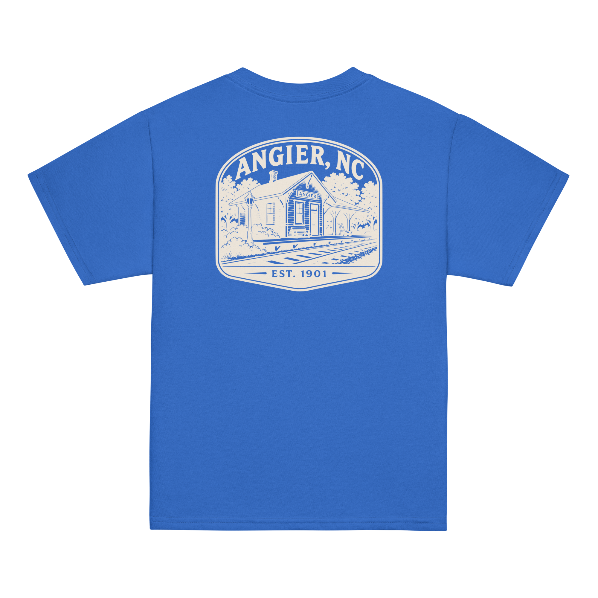 Angier, NC - Railroad Town - Youth Classic Tee