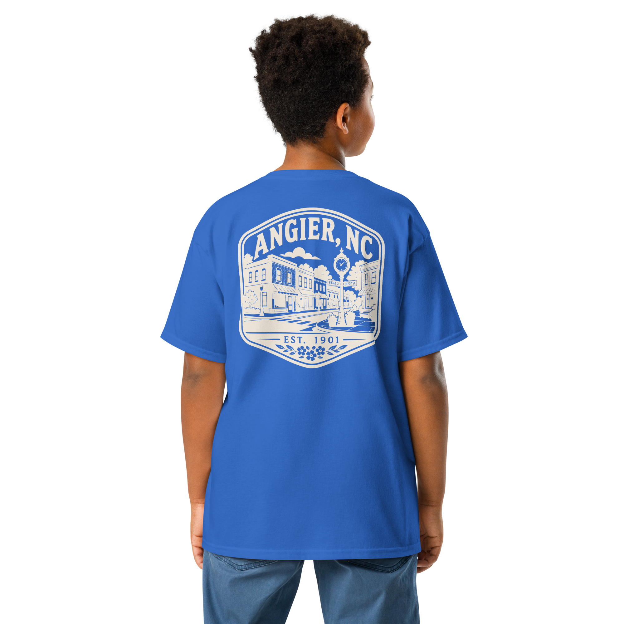 Angier, NC - Downtown - Youth Classic Tee