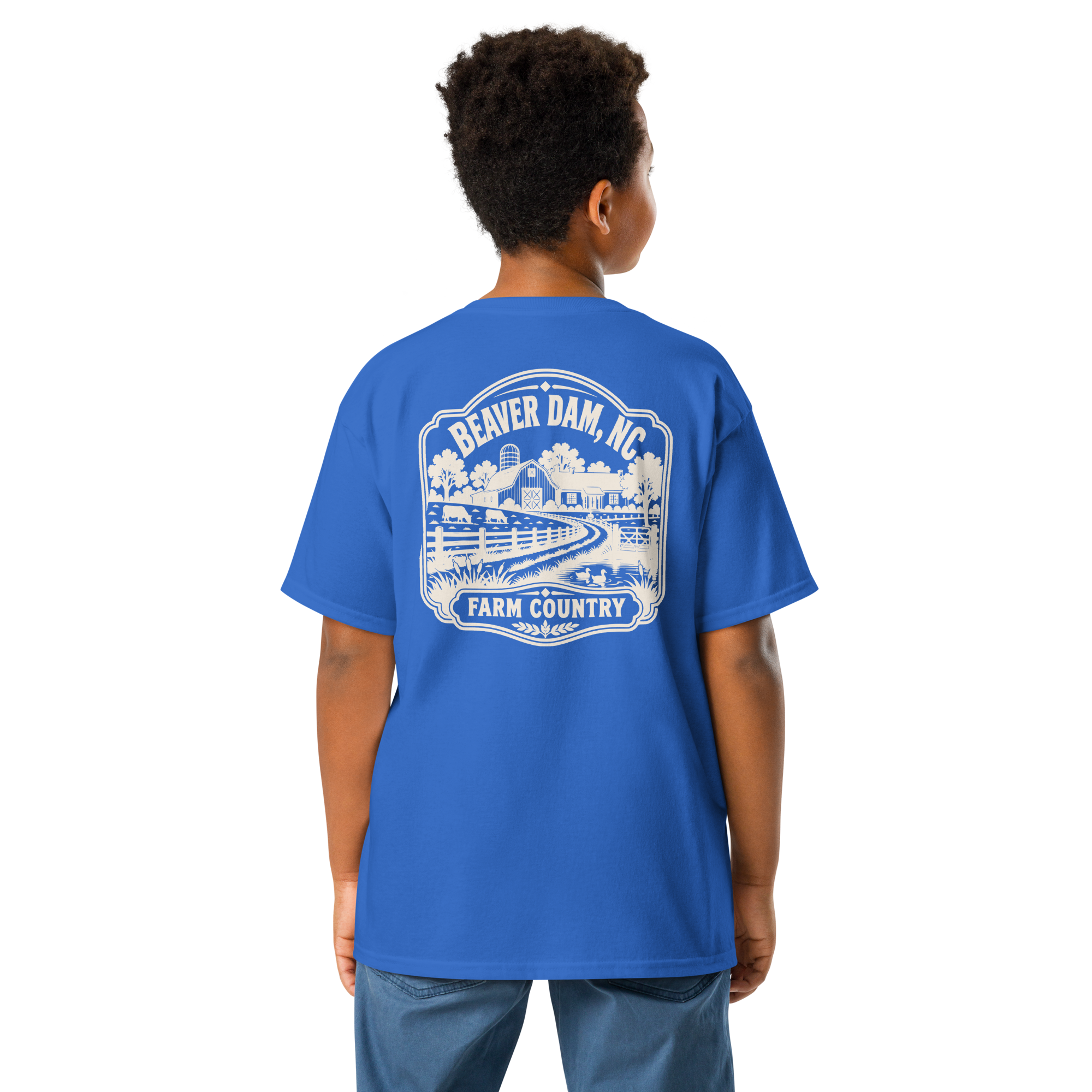 Beaver Dam, NC - Farm Country - Youth Classic Tee