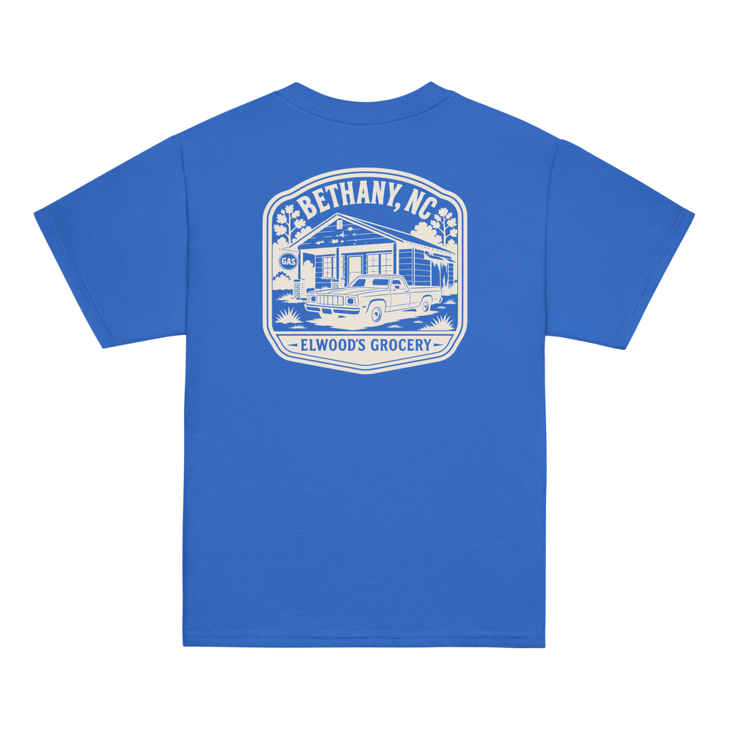 Bethany, NC - Elwood's Grocery - Youth Classic Tee