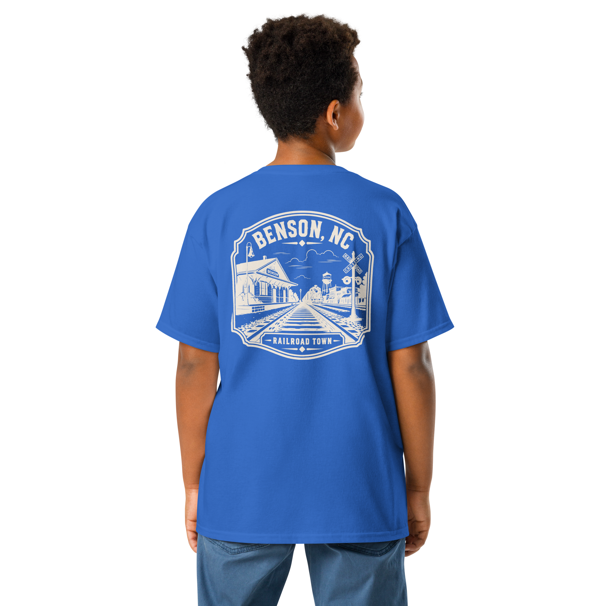Benson, NC - Railroad Town - Youth Classic Tee
