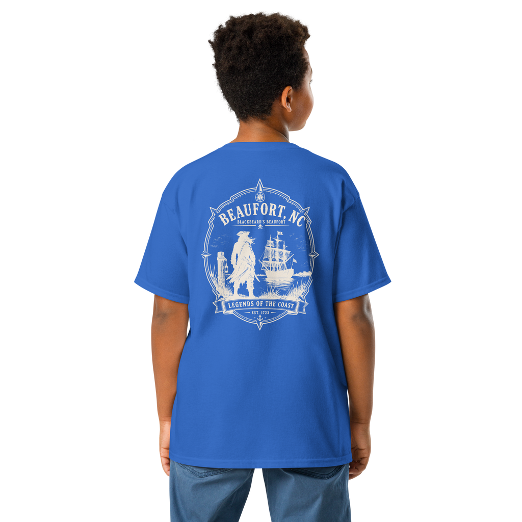 Beaufort, NC - Blackbeard's Beaufort - Youth Classic Tee