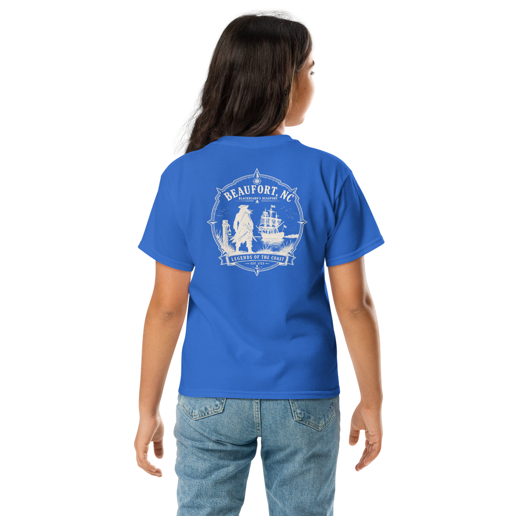 Beaufort, NC - Blackbeard's Beaufort - Youth Classic Tee