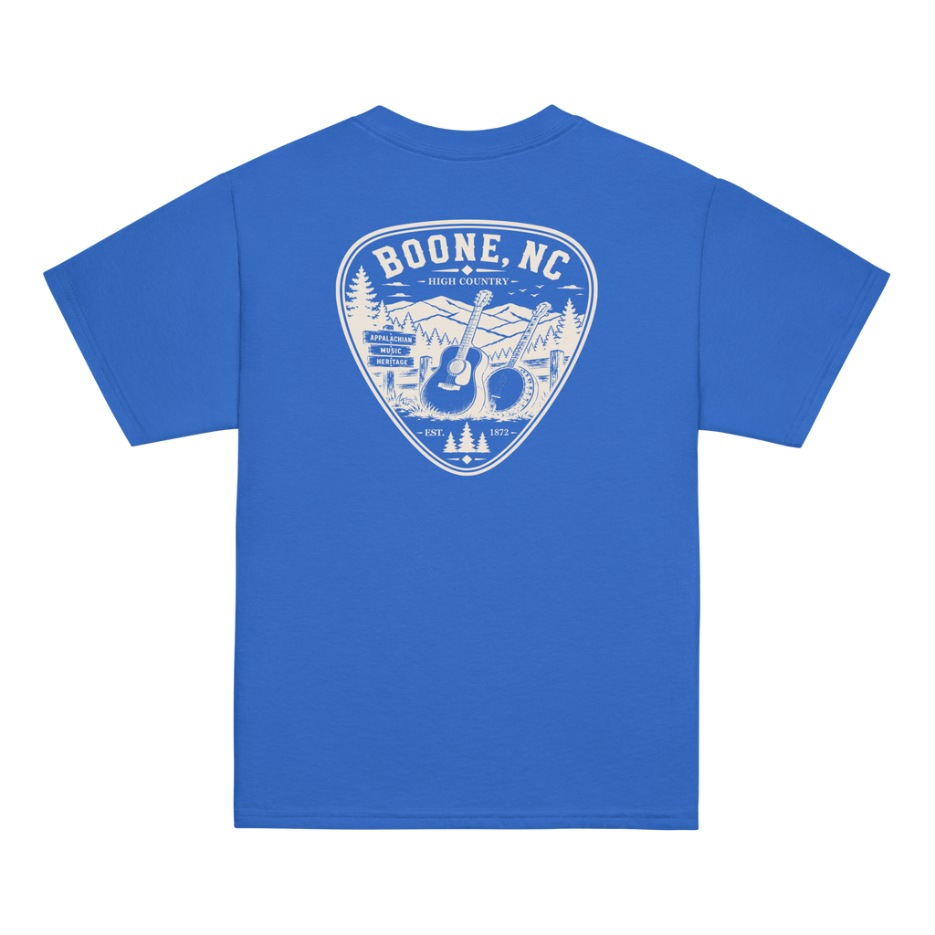 Boone, NC - Mountain Music - Youth Classic Tee