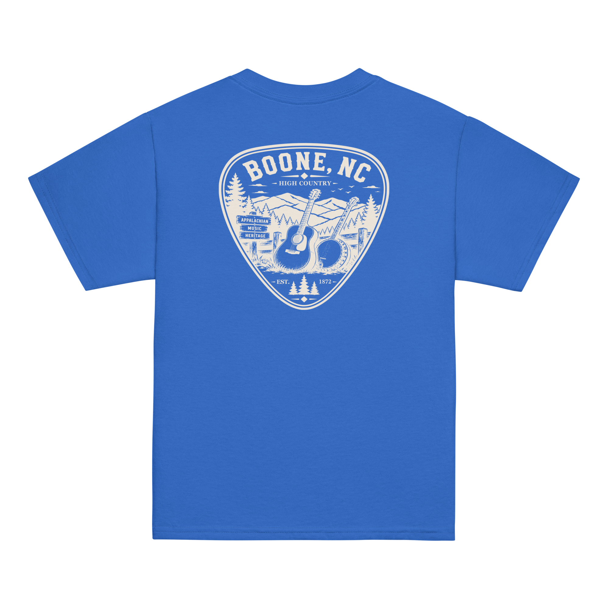 Boone, NC - Mountain Music - Youth Classic Tee