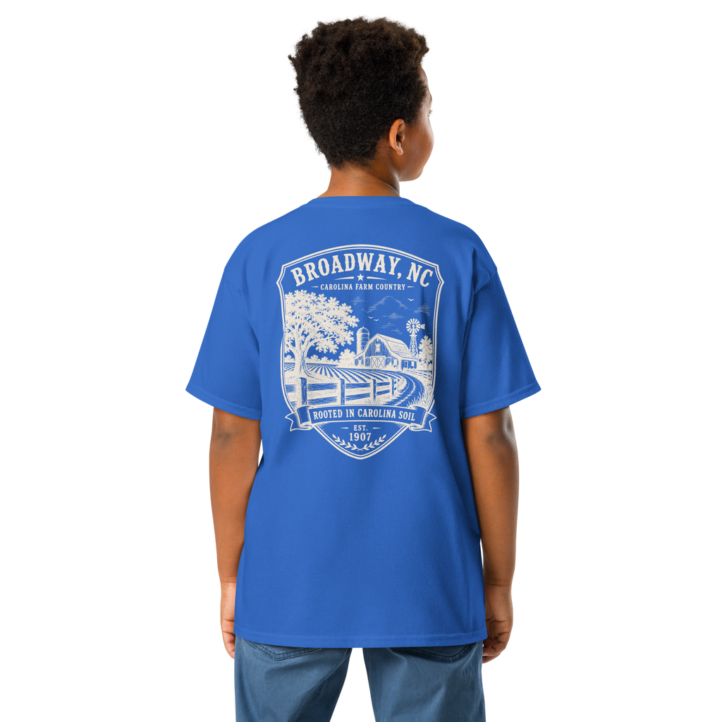 Broadway, NC - Farm Country - Youth Classic Tee