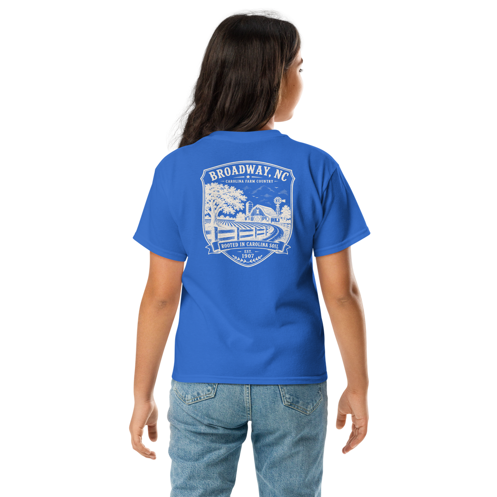 Broadway, NC - Farm Country - Youth Classic Tee