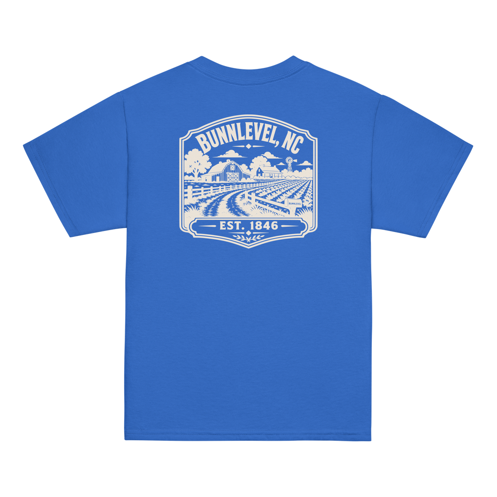 Bunnlevel, NC - Farm Heritage - Youth Classic Tee