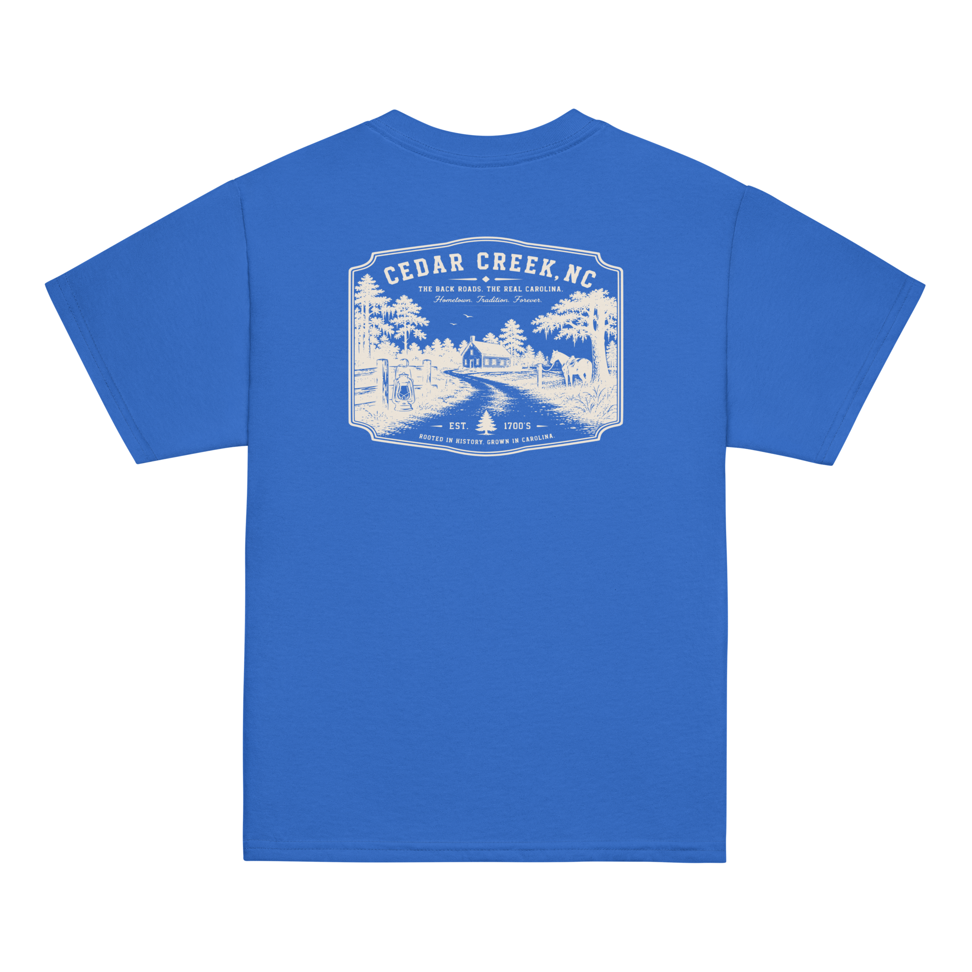 Cedar Creek, NC - Early Carolina - Youth Classic Tee