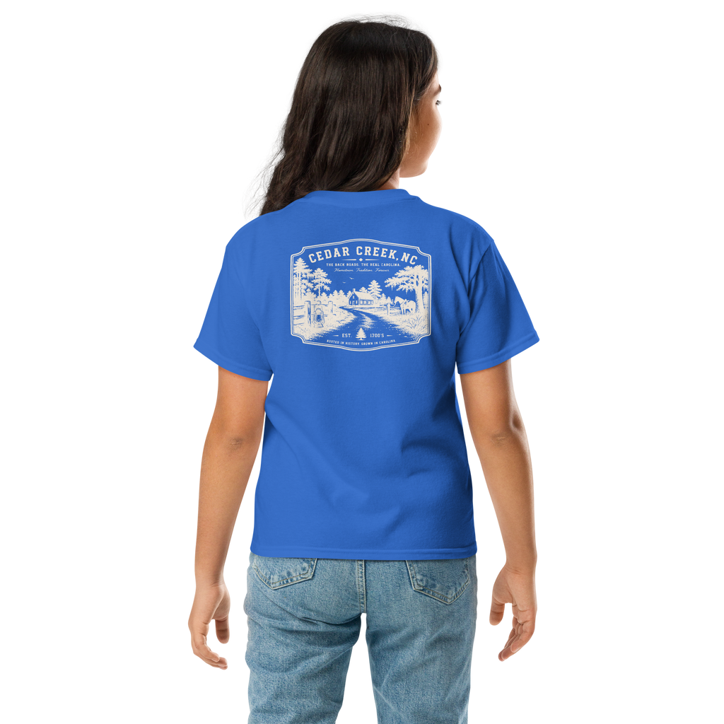 Cedar Creek, NC - Early Carolina - Youth Classic Tee