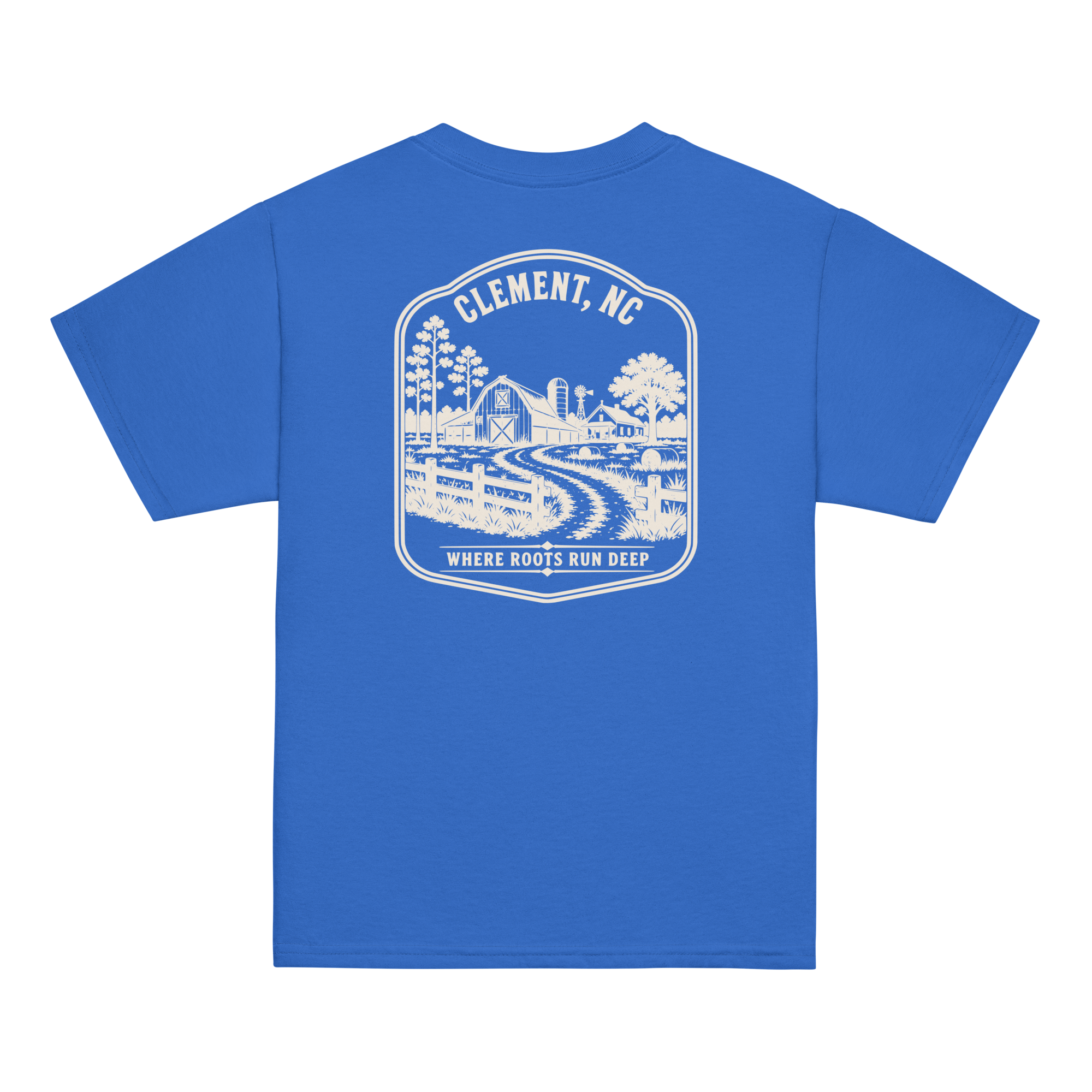 Clement, NC - Farm Roots - Youth Classic Tee
