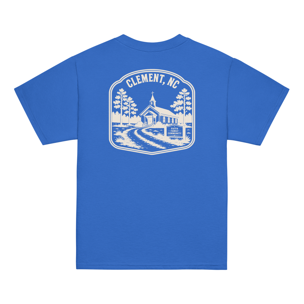 Clement, NC - Faith & Family - Youth Classic Tee
