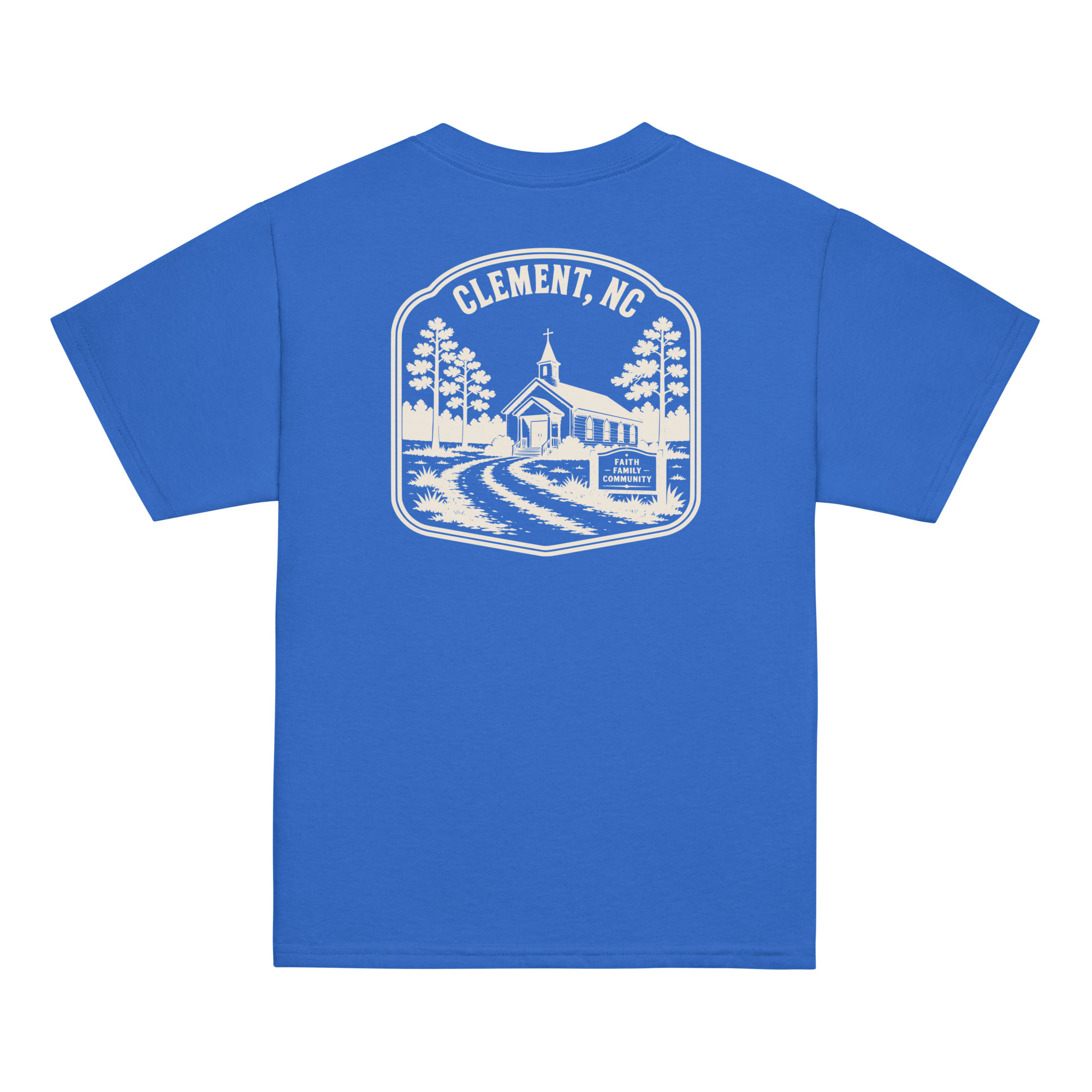 Clement, NC - Faith & Family - Youth Classic Tee