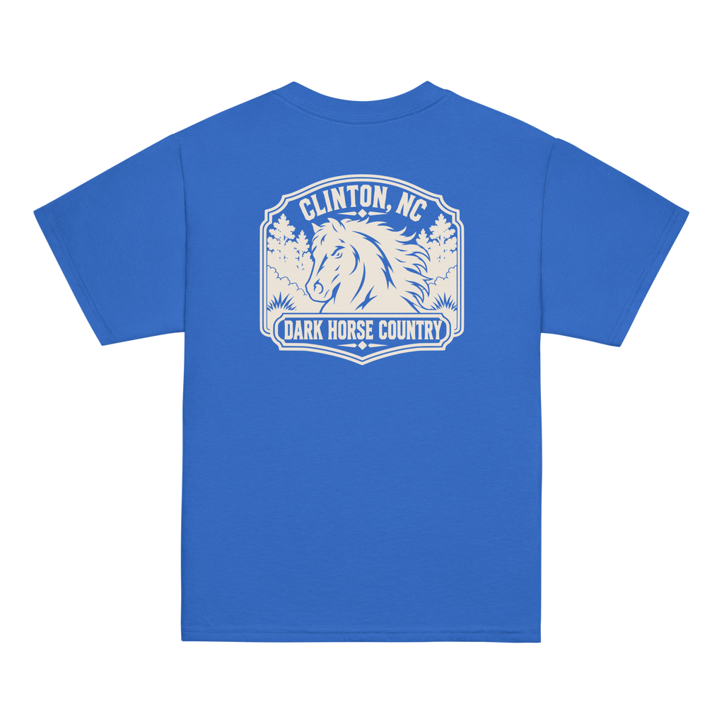 Clinton, NC - Dark Horse Country - Youth Classic Tee