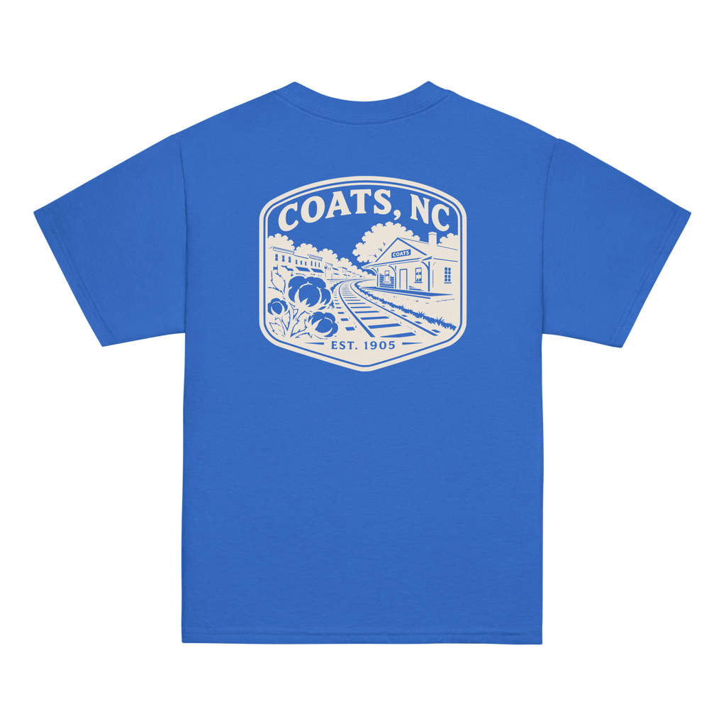 Coats, NC - Railroad Cotton Town - Youth Classic Tee
