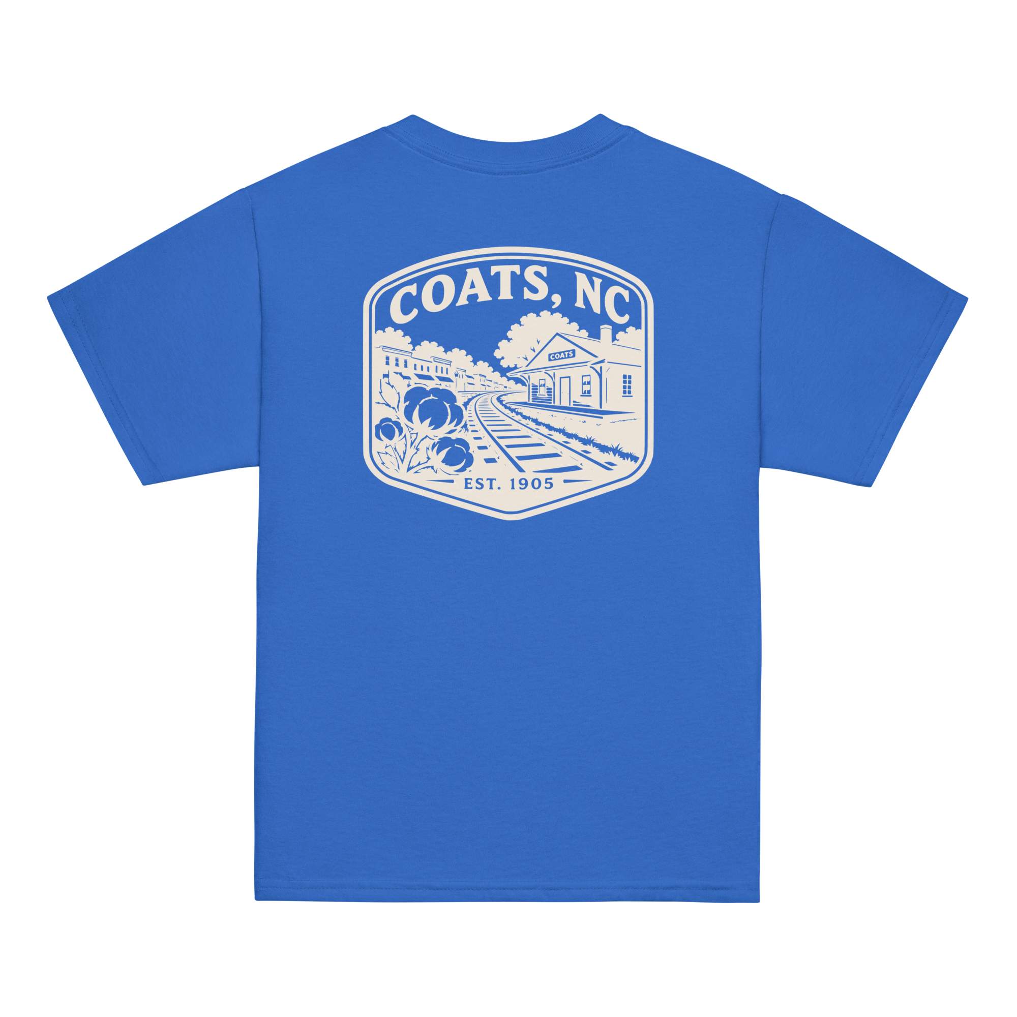 Coats, NC - Railroad Cotton Town - Youth Classic Tee