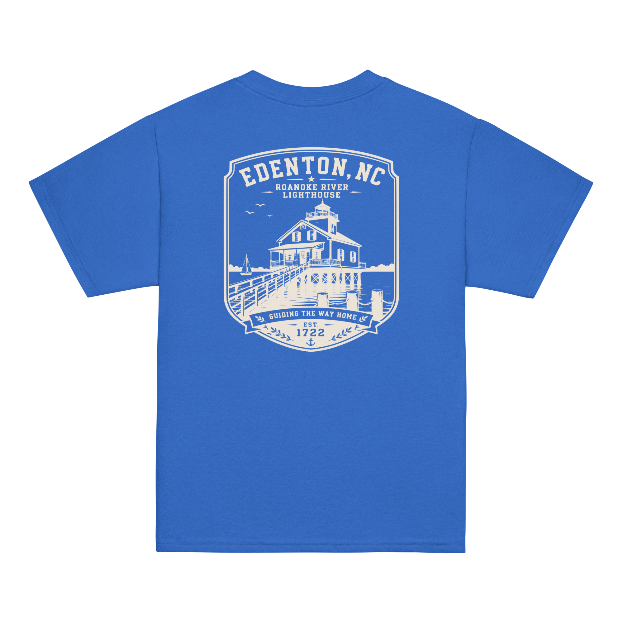 Edenton, NC - Roanoke River Lighthouse - Youth Classic Tee