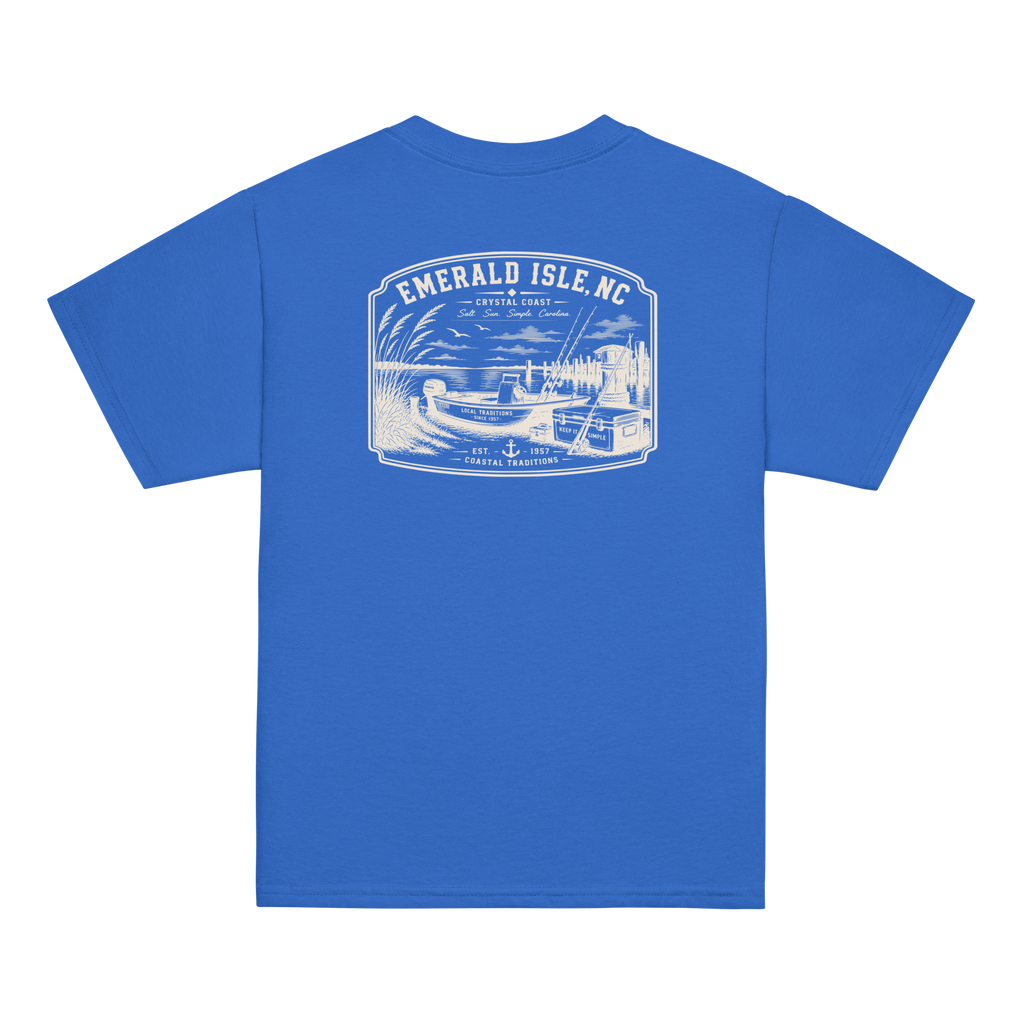 Emerald Isle, NC - Salt. Sun. Simple - Youth Classic Tee