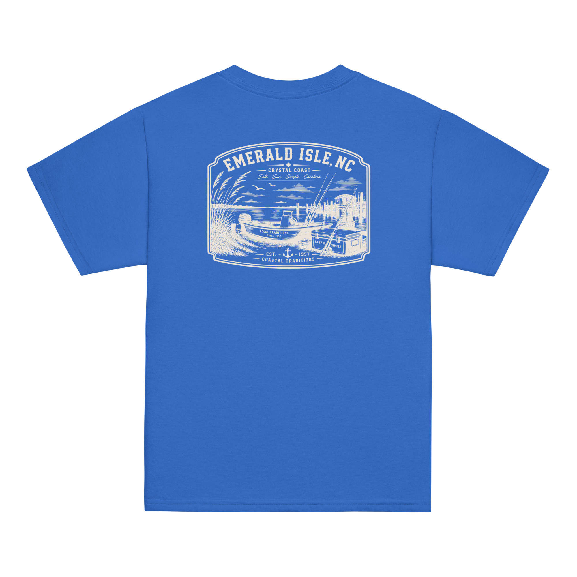 Emerald Isle, NC - Salt. Sun. Simple - Youth Classic Tee