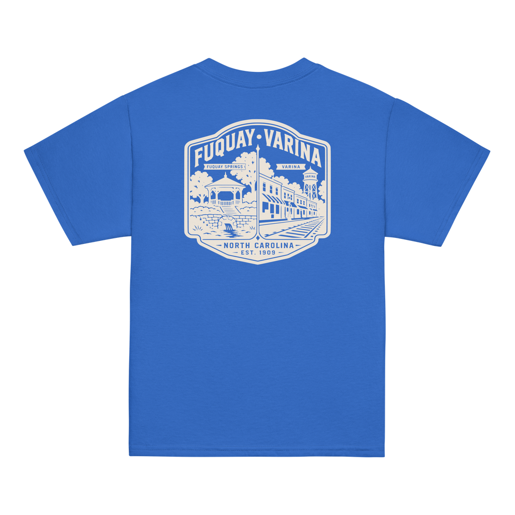 Fuquay Varina, NC - Two Towns - Youth Classic Tee