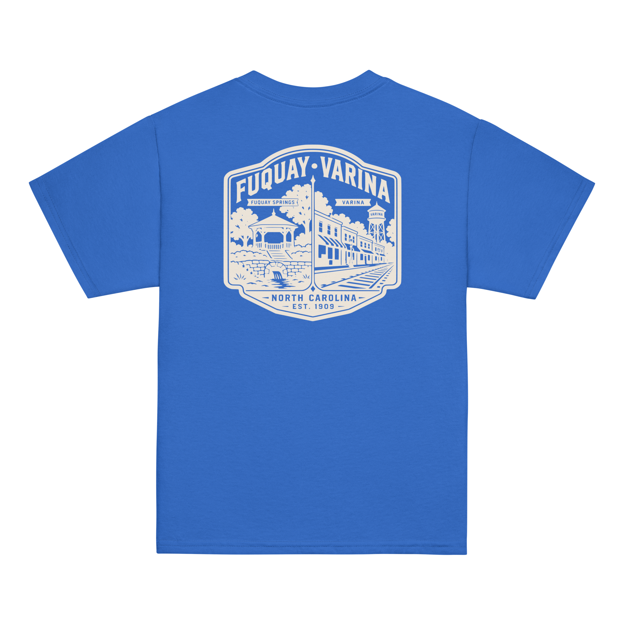 Fuquay Varina, NC - Two Towns - Youth Classic Tee