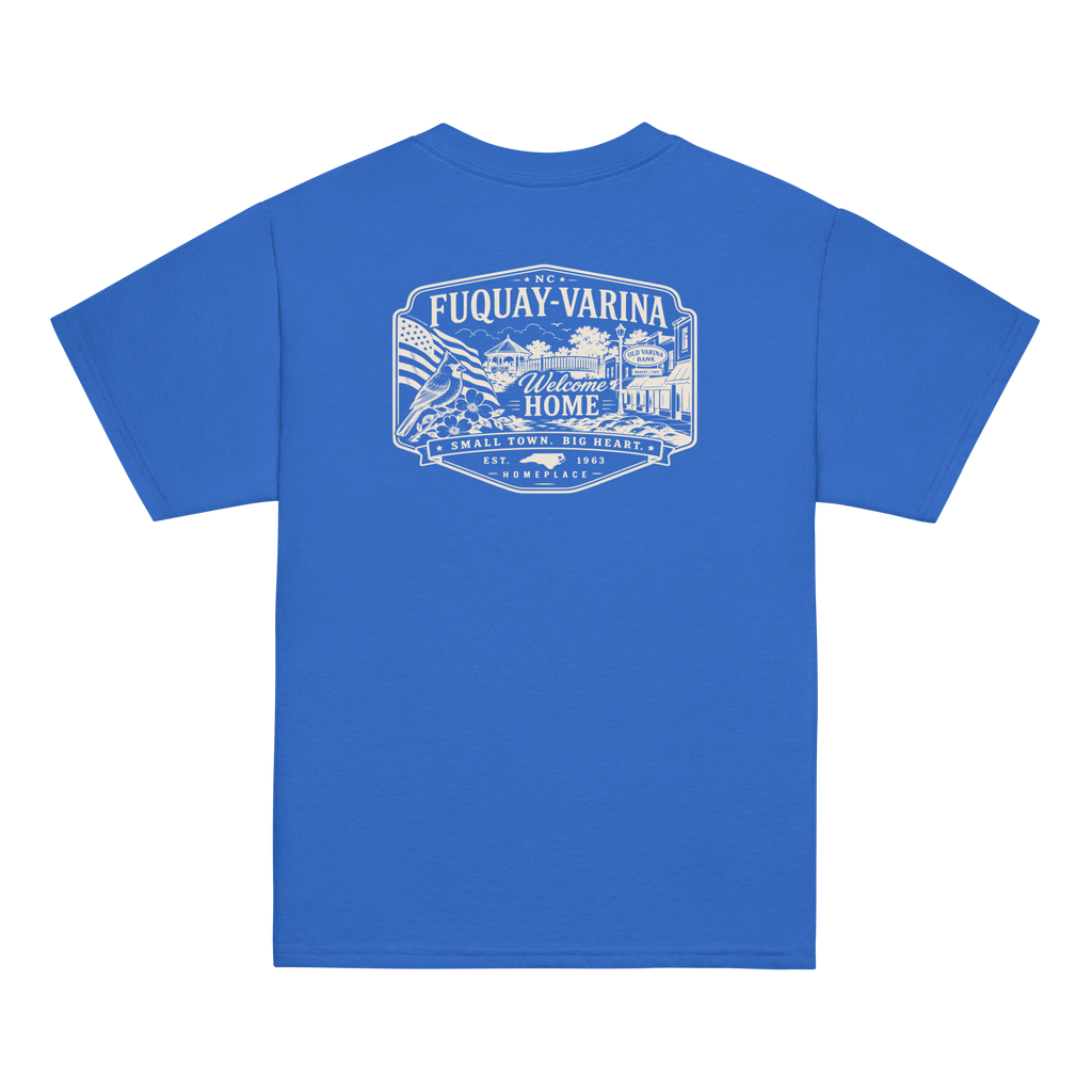 Fuquay Varina, NC - Welcome Home - Youth Classic Tee