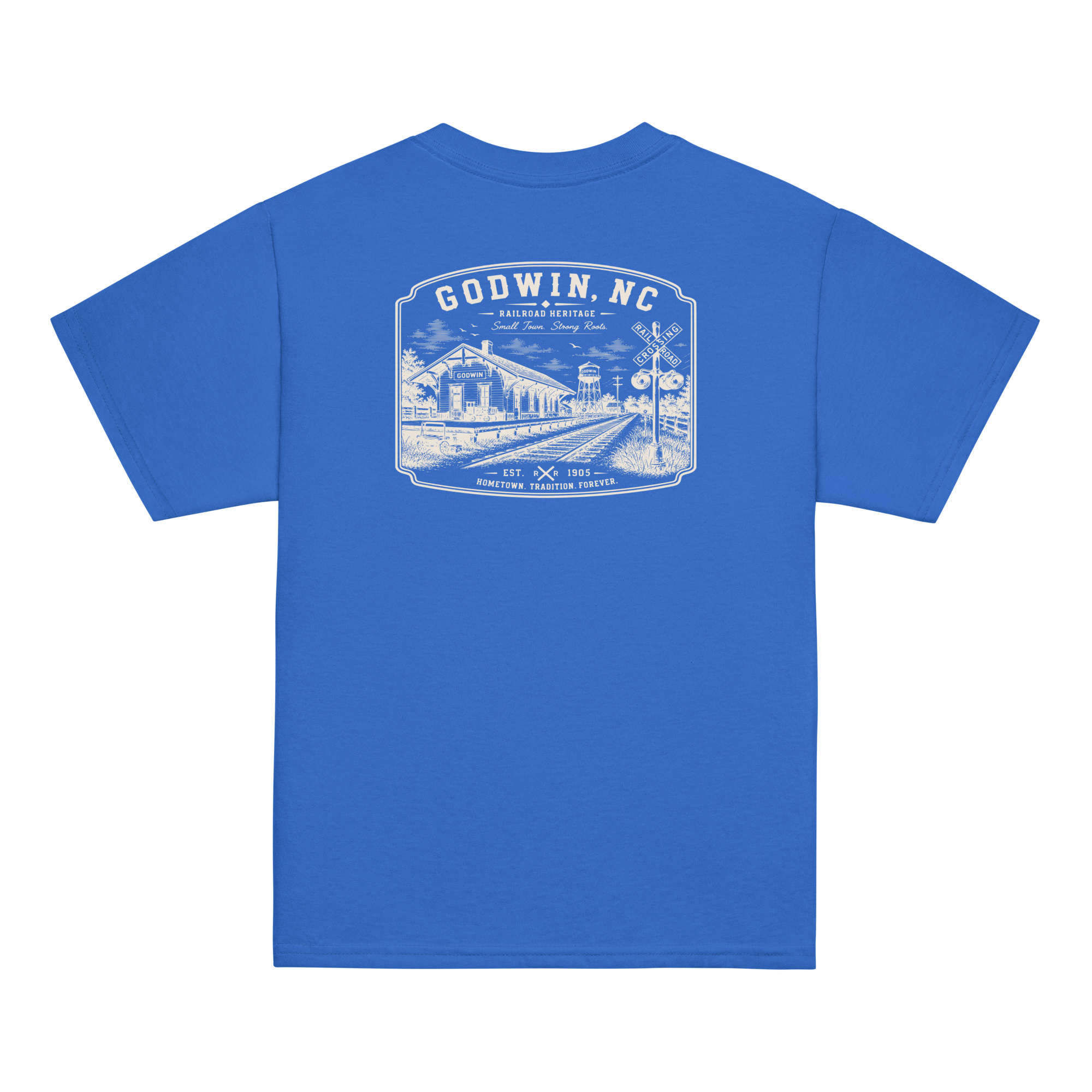 Godwin, NC - Railroad Town - Youth Classic Tee