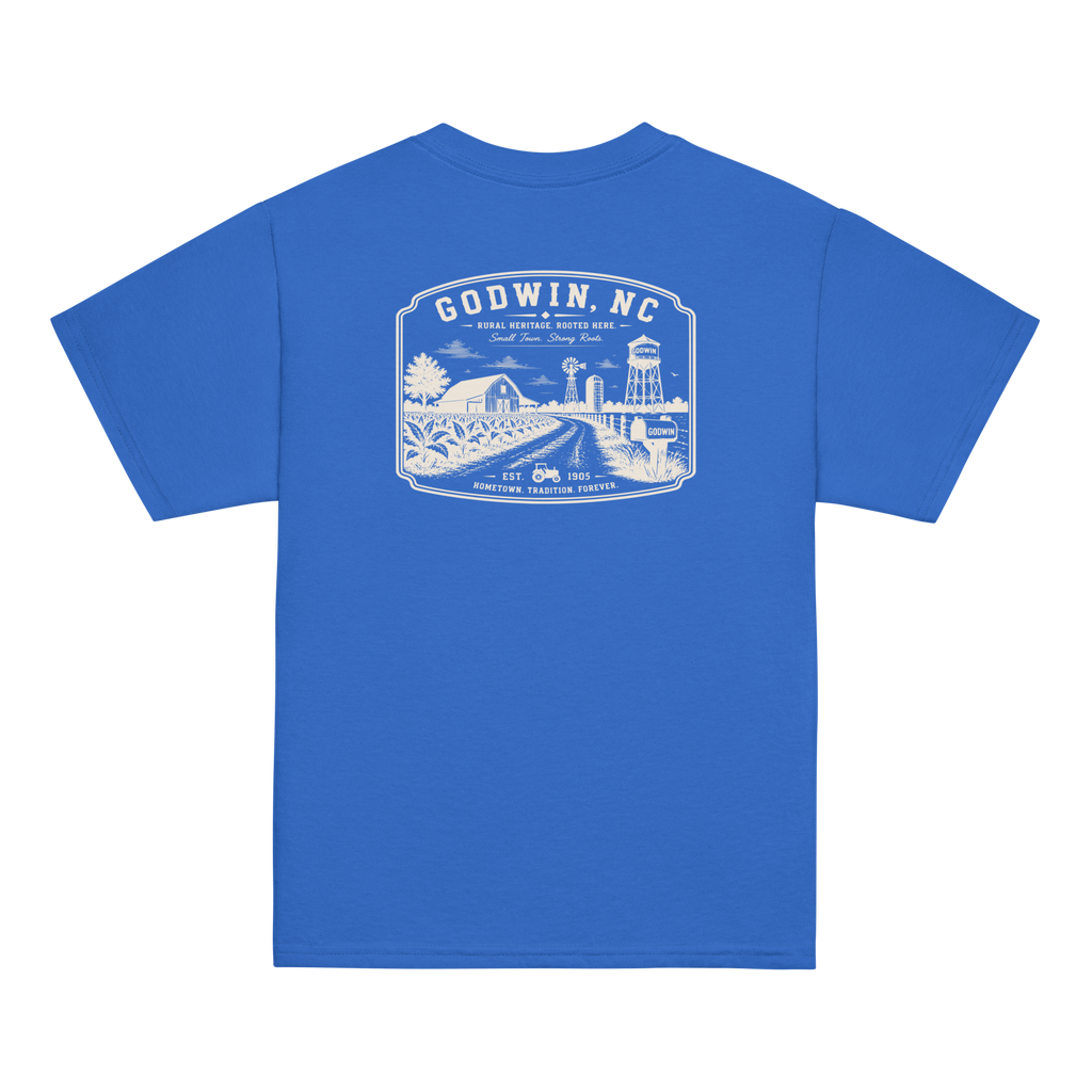 Godwin, NC - Farm Roots - Youth Classic Tee