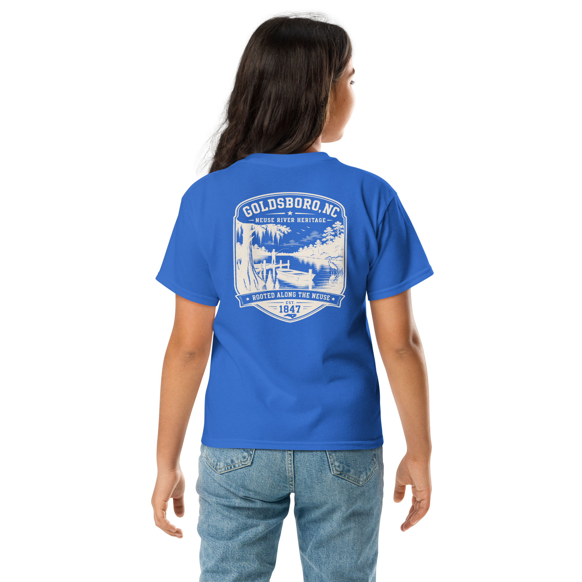 Goldsboro, NC - Rooted Along The Neuse - Youth Classic Tee