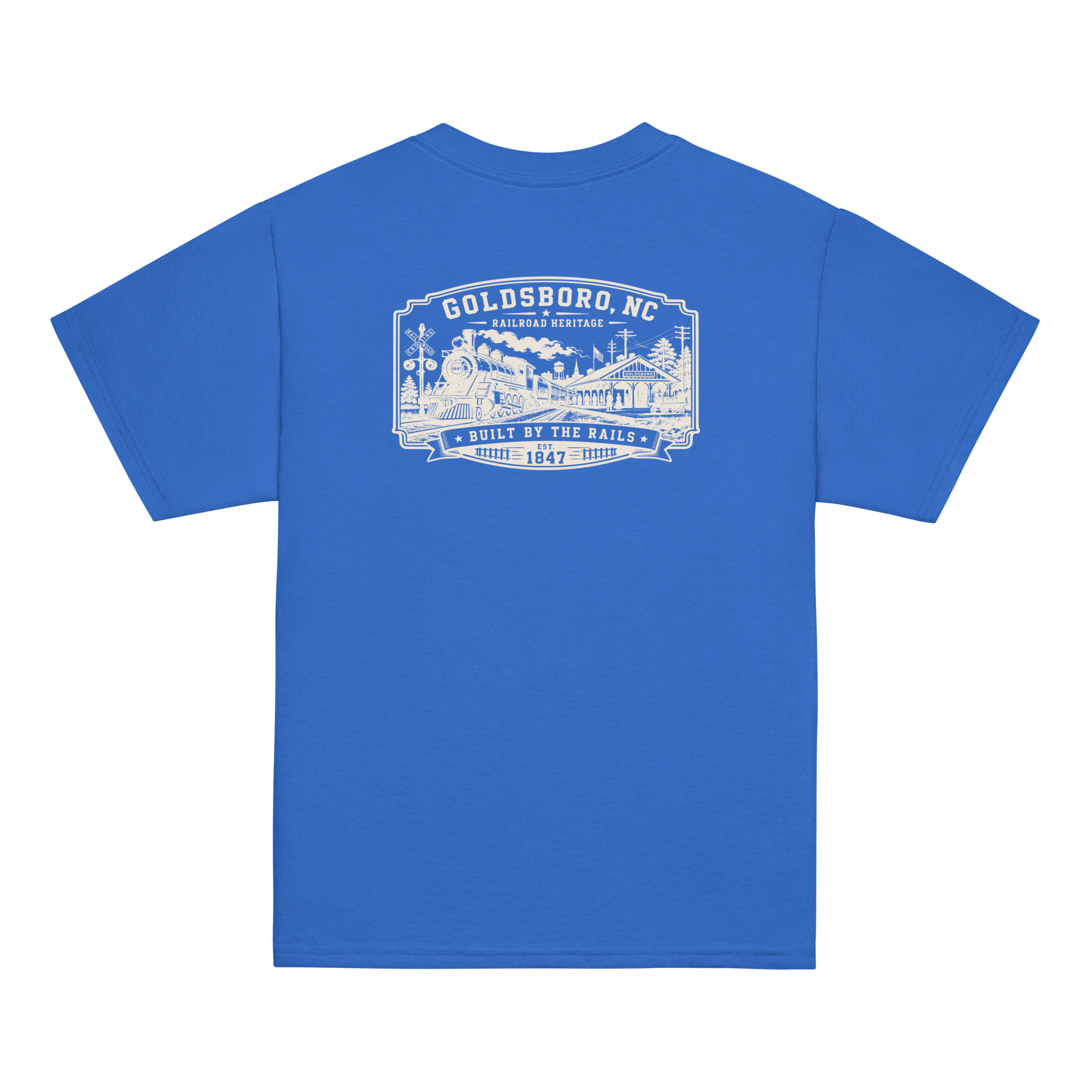 Goldsboro, NC - Built On Rails - Youth Classic Tee