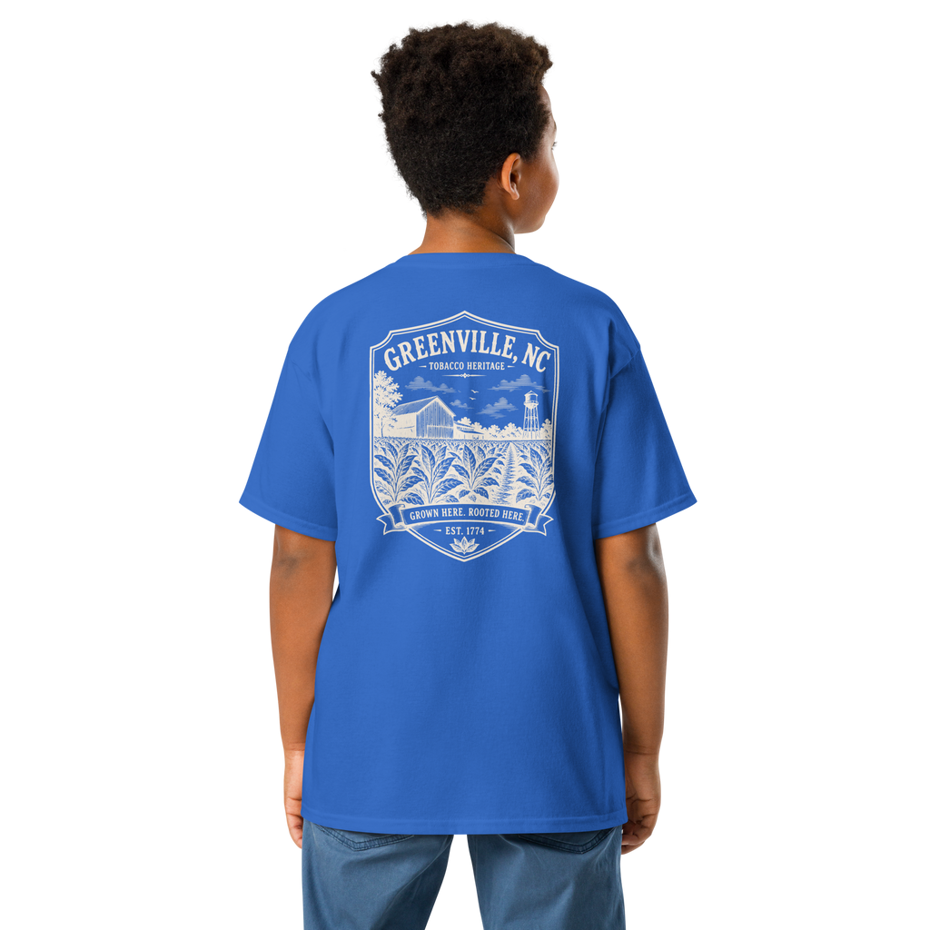 Greenville, NC - Tobacco Heritage - Youth Classic Tee
