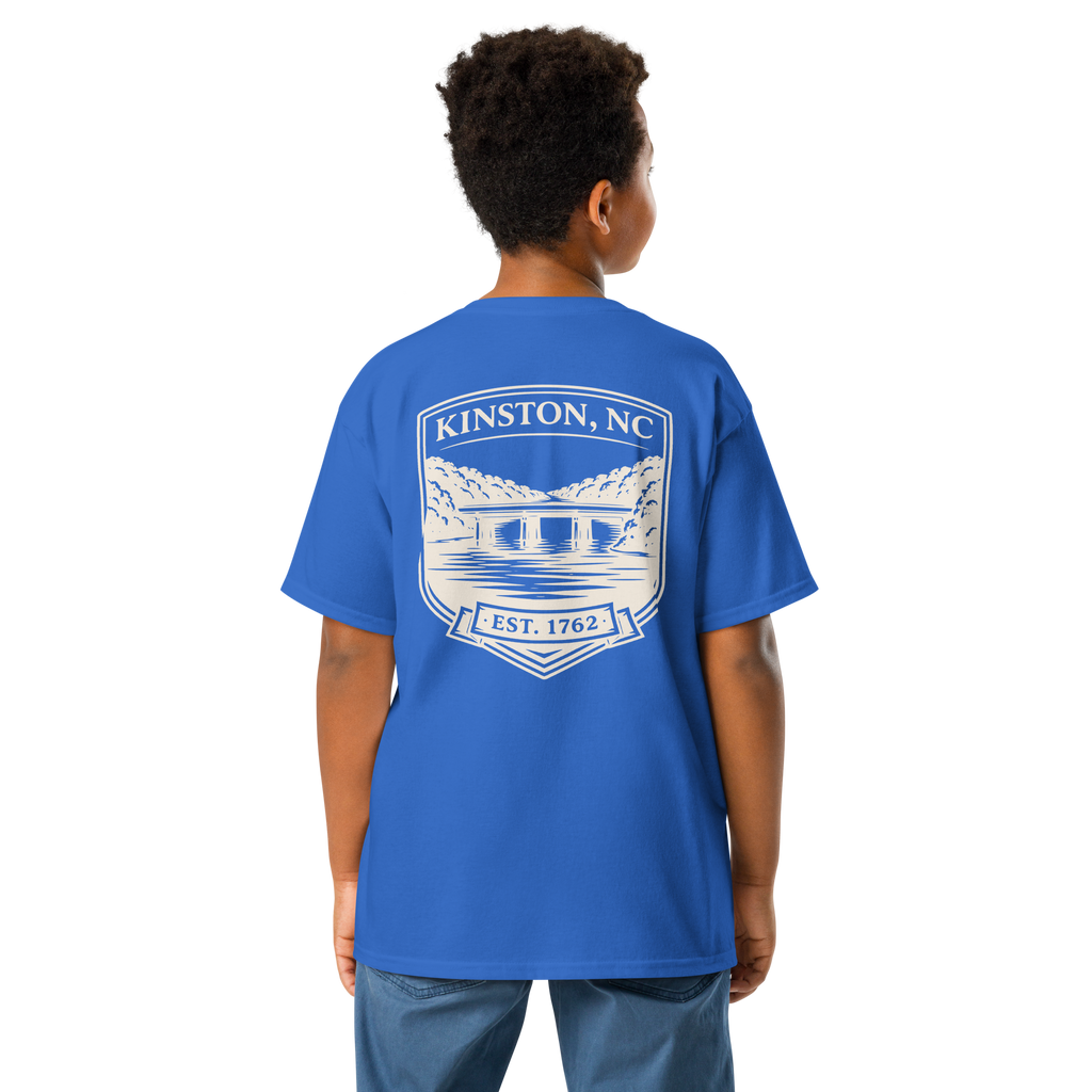 Kinston, NC - Neuse River Bridge - Youth Classic Tee