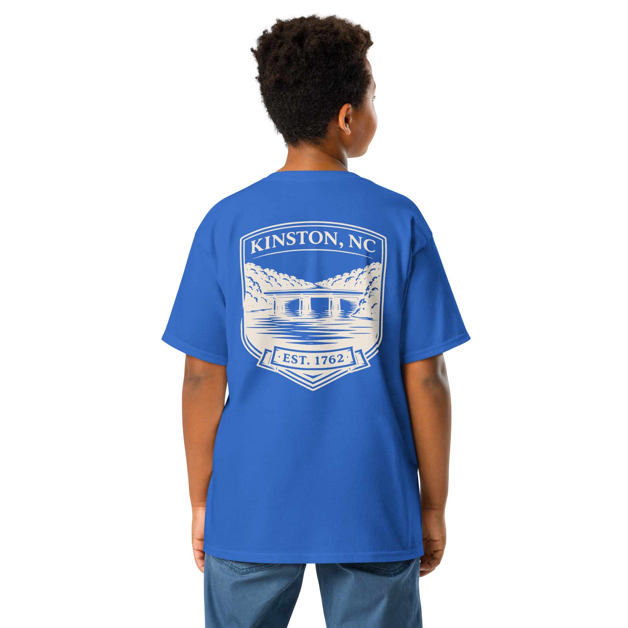 Kinston, NC - Neuse River Bridge - Youth Classic Tee